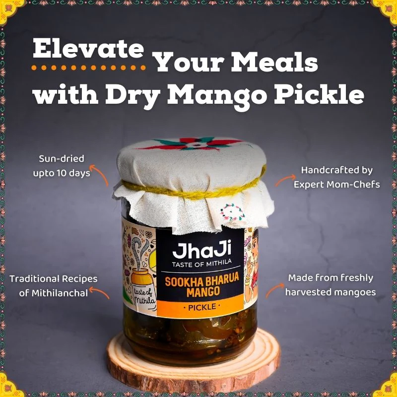 Pack of 2 Mango Pickles | Mithila Special and Sookha Aam Bharua - Image 6