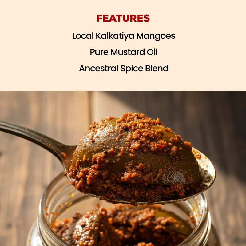 Aam ka Sookha Bharua Achar | Dry Stuffed Mango Pickle - Image 4