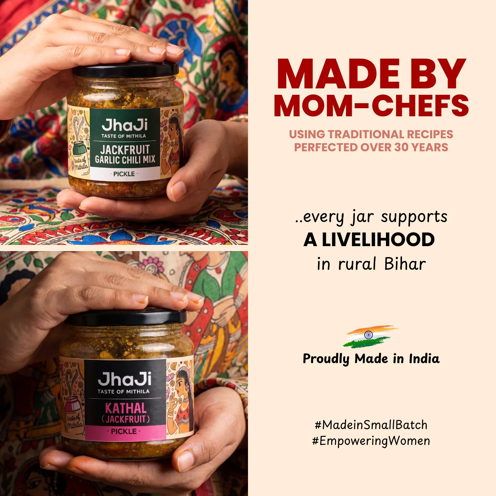 Jackfruit Pickle Combo – 2 Flavors (Classic Kathal & Garlic Chilli Mix) - Image 5