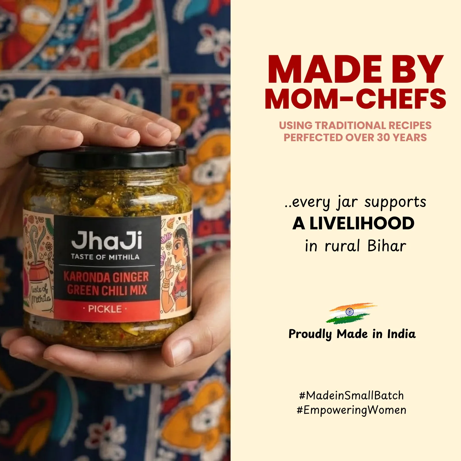 Karonda Ginger Green Chili Mix Pickle | करोंदा अदरक हरी मिर्च का अचार - Image 5