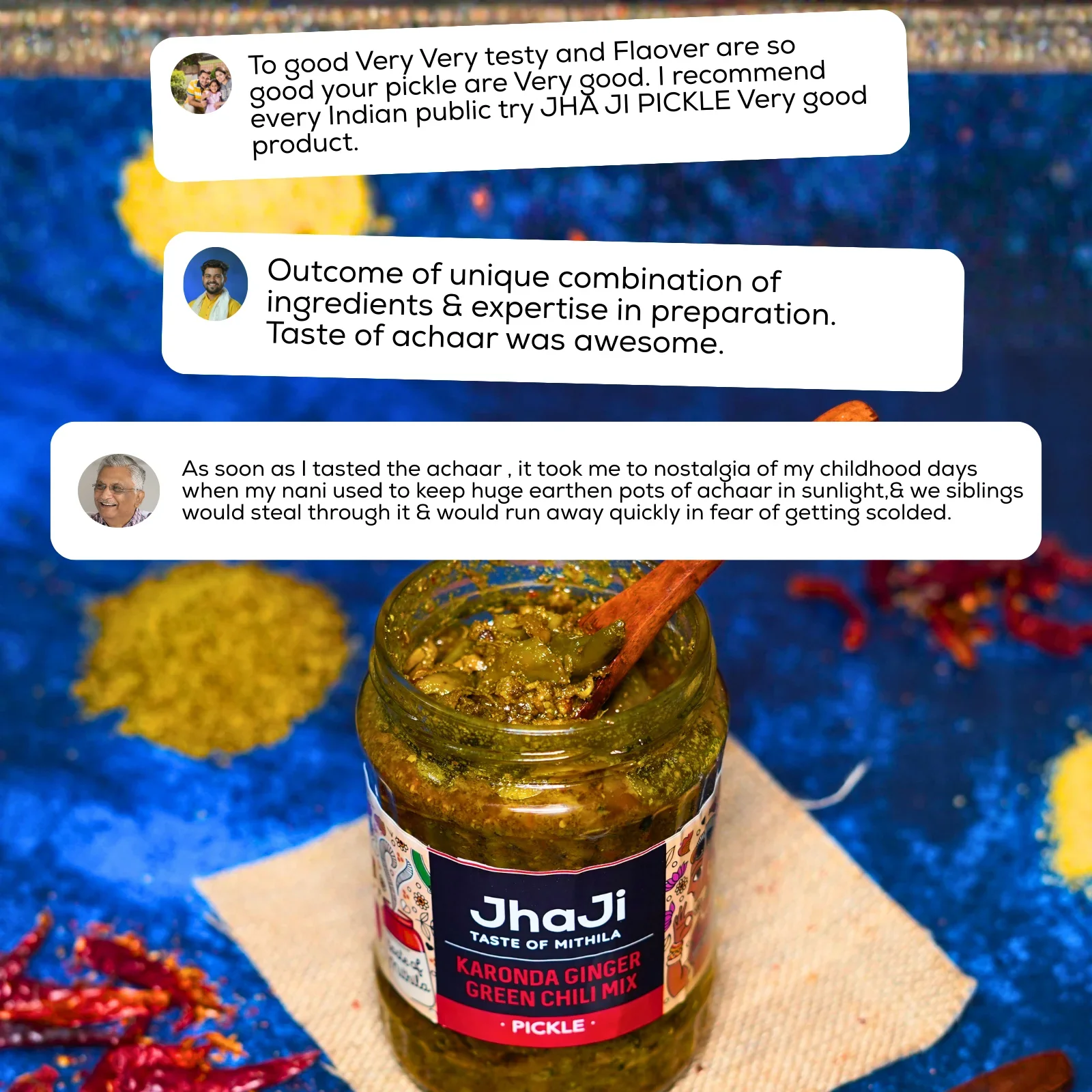 Karonda Ginger Green Chili Mix Pickle | करोंदा अदरक हरी मिर्च का अचार - Image 6