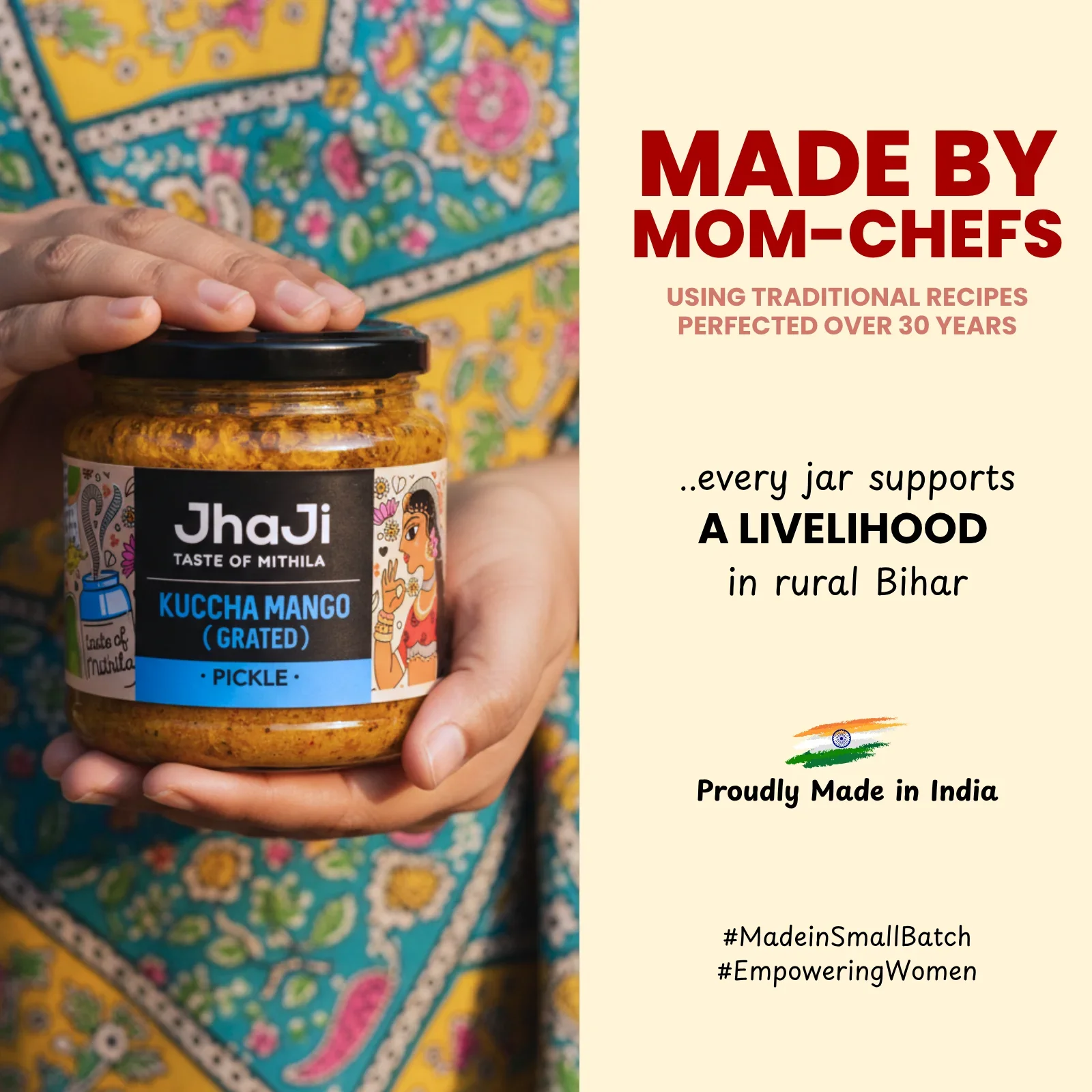 Kuccha Mango (Grated Mango) Pickle | Kaddukash Aam Ka Achar - Image 5