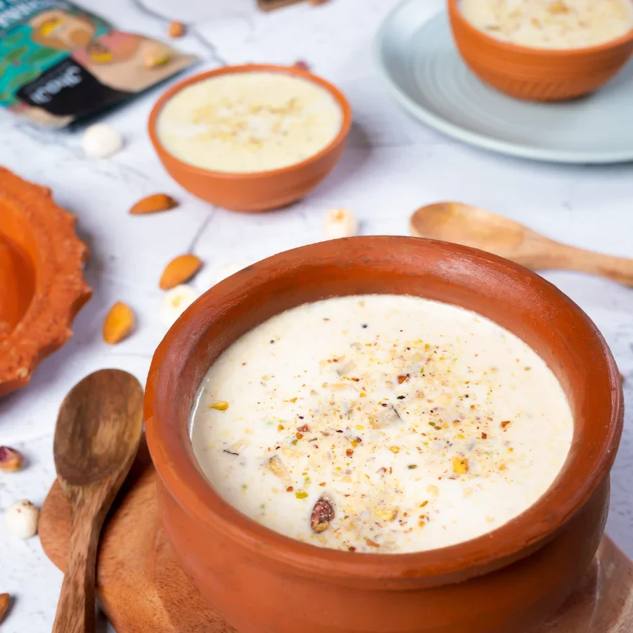 Instant Makhana Kheer Mix Coconut Flavor | Ready to Cook Coconut Flavor Foxnut Pudding - Image 8