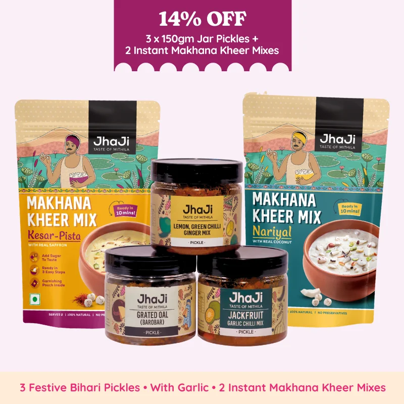 Rajan’s Favorite Bihari Pickle Pack | Lemon, Jackfruit, Oal | 3 x 150g Each - Image 7